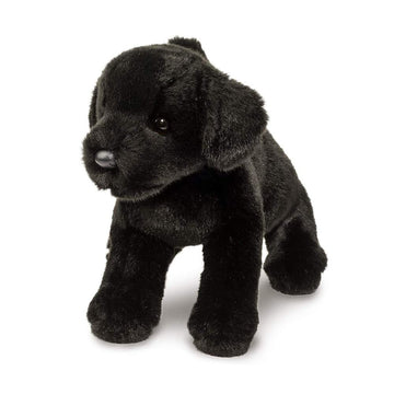 Douglas Black Lab Plush Stuffed Animal - 12" Long Soft Fur Toy - Model 1883