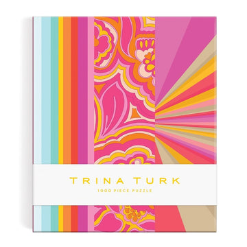Galison 1000 Piece Trina Turk Puzzle - Colorful Cardboard Design, Model 9780735371422