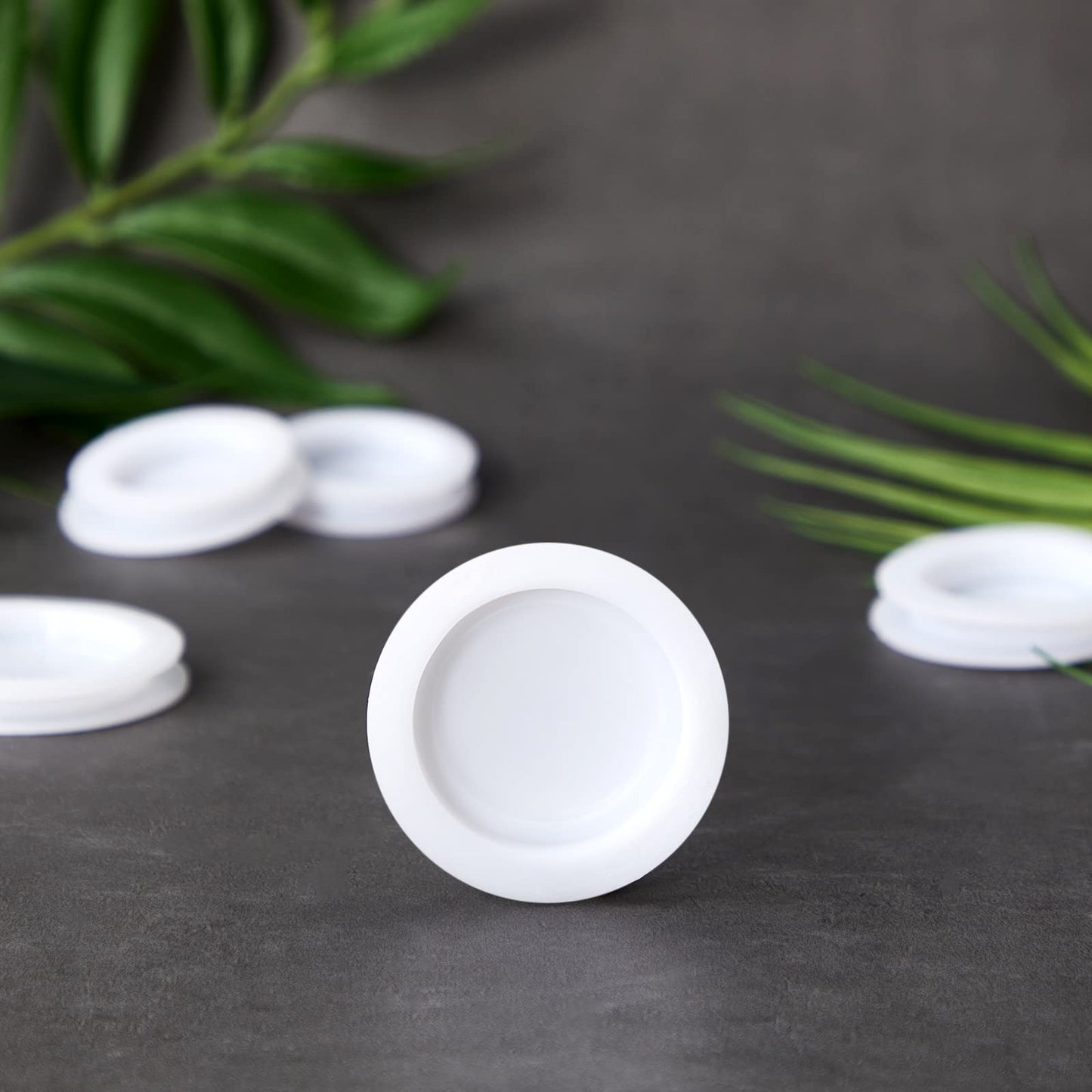 Boao 20 Pieces Piggy Bank Stopper Replacement Piggy Bank Plugs Bulk Rubber Saving Box Stopper(5 Sizes,White)