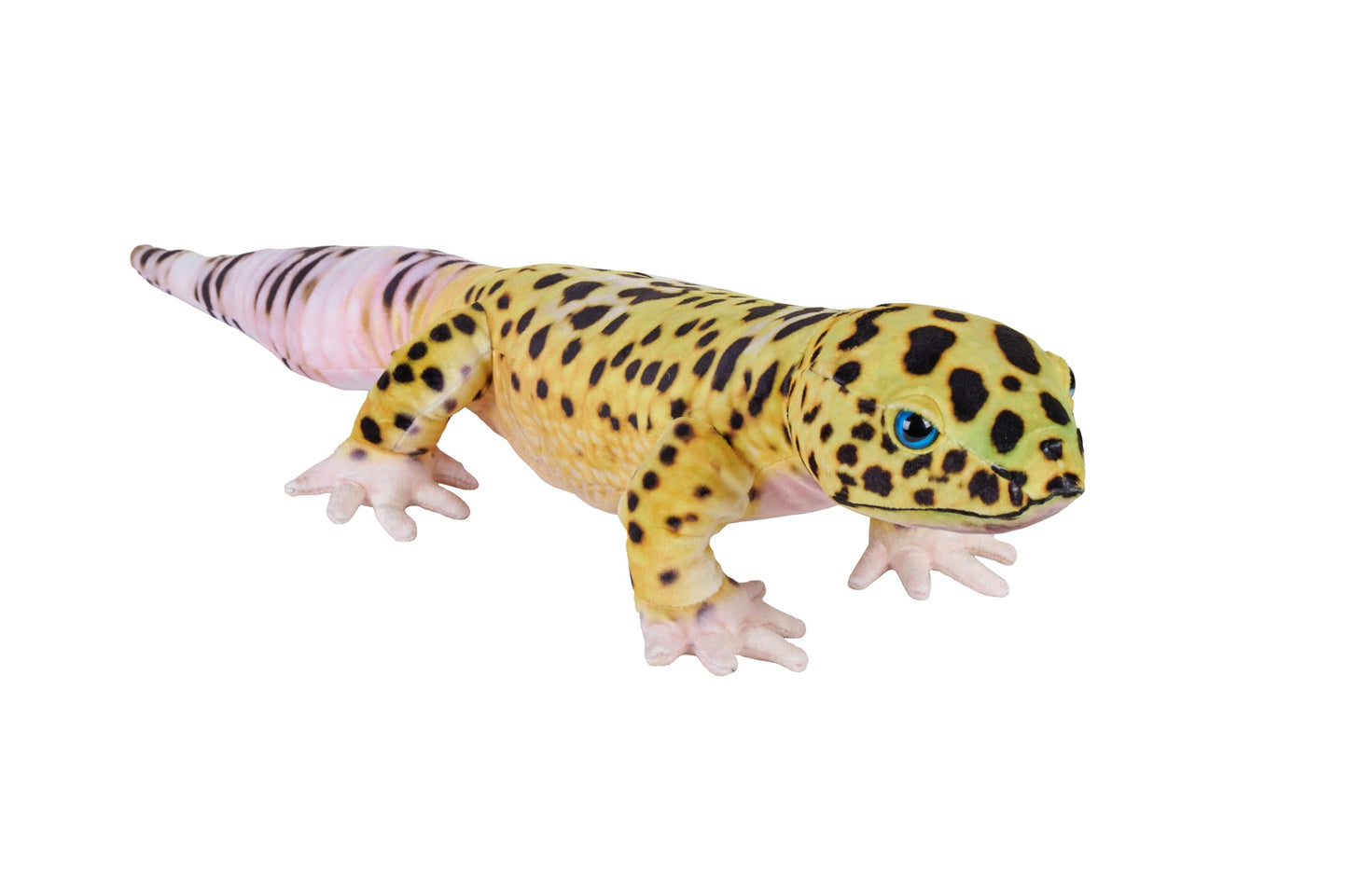 Wild Republic Living Earth Leopard Gecko, Stuffed Animal, 24 Inch, Plush Toy, Fill Is Spun Recycled Water Bottles