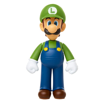 Super Mario Luigi Action Figure 2.5 Inch Collectible Toy - Green Plastic Model 401304