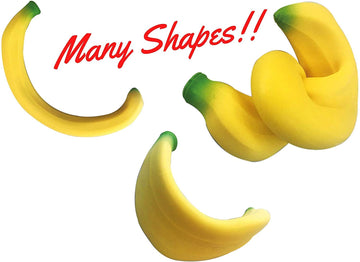 Squishy Toys Banana Stress Toy 3 Pack Stretchy Kids Sand Toys Stretch Banana Rubber Fidget Toys Party Supply