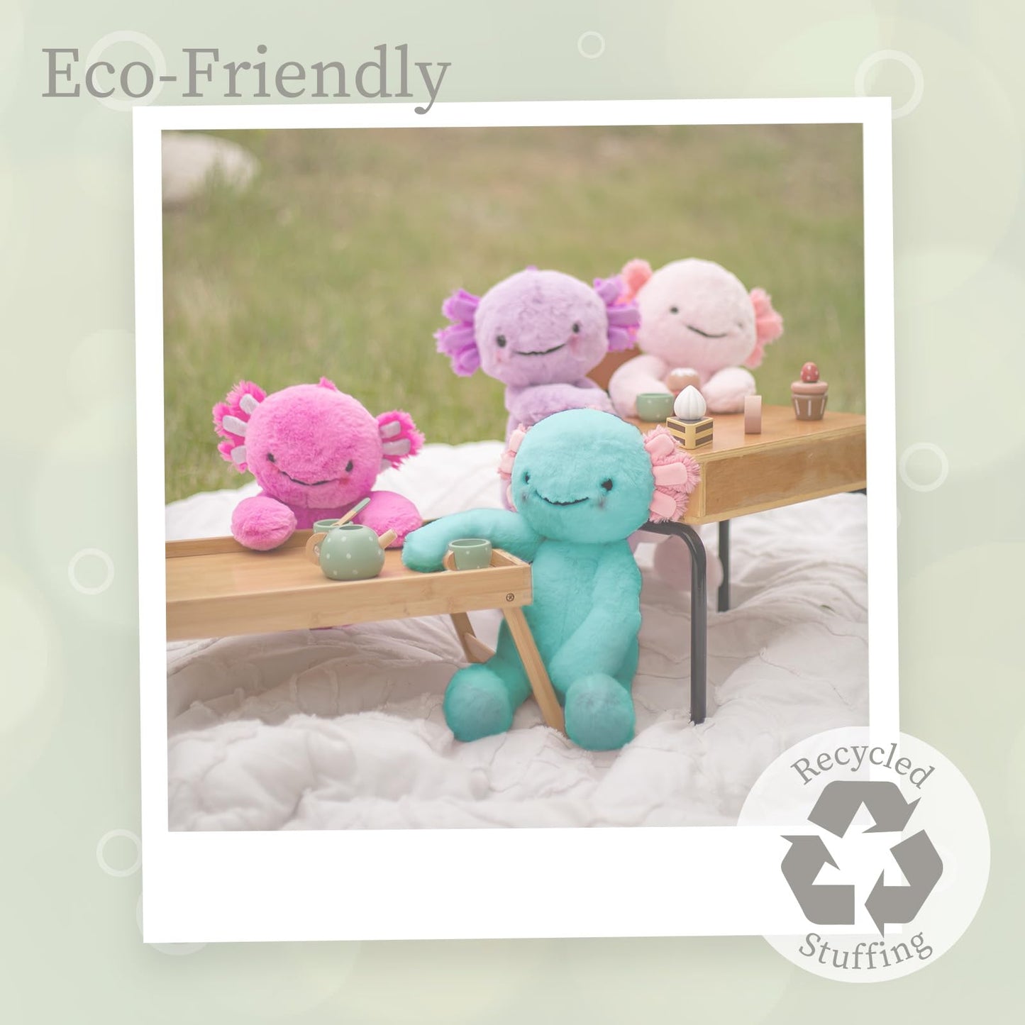 World'S Softest Plush Axie Axolotl, Aqua, Lushee, Large, 16'' Stuffed Animal For Baby, Toddler, Kids, Adults - Soft, Huggable St