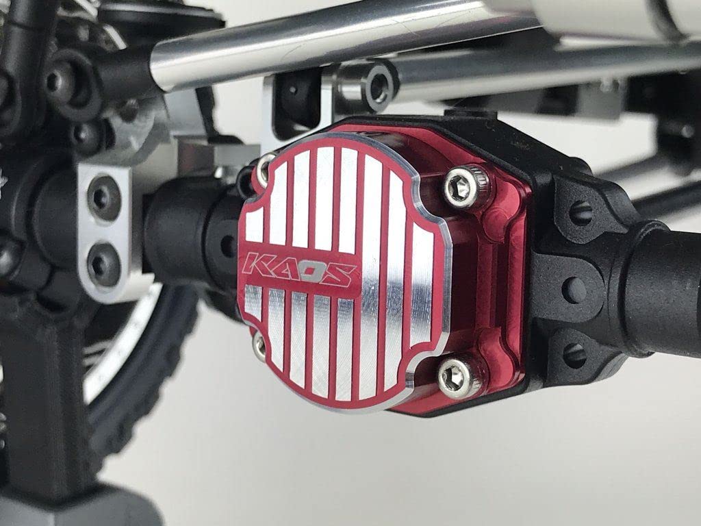 CEN Racing CKD0350 KAOS CNC Metal Differential Cover (Red Anodized) 1pc Q / MT / DL Series