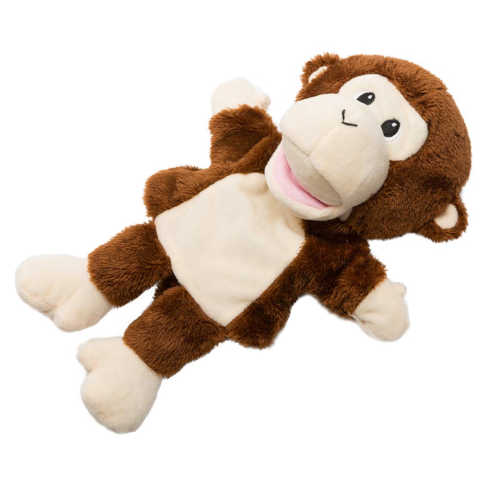 Hollyhome Hand Puppets Monkey Animal Puppets Zoo Plush Animal Toys 13 Inches