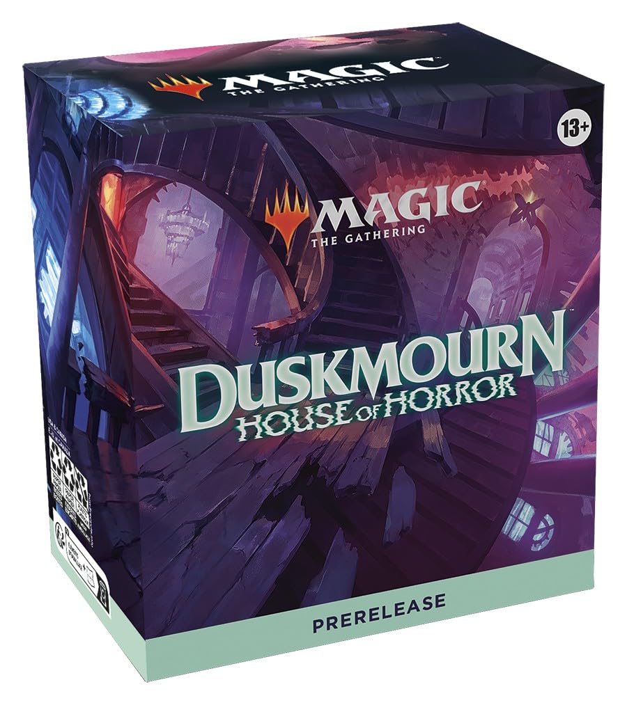 Magic The Gathering: Duskmourn: House Of Horror: Prerelease Kit - 6 Play Packs, Dice, Promos