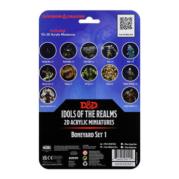 WizKids D&D Idols of The Realms Boneyard 2D Set 1 - Small Multi Acrylic
