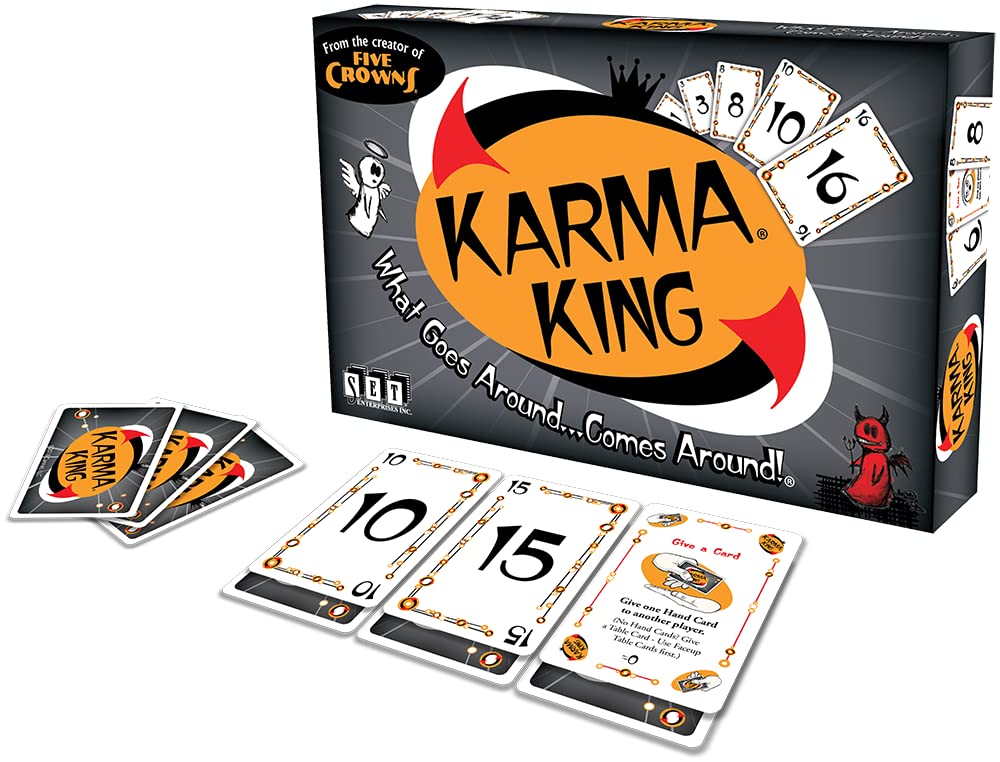 Karma Kings - Card Game - Family Fun Game Night - for Ages 8+