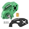 Woaeiuos Complete Transmission Gearbox With Steel 0.3 Mod Transmission Gear And Metal Motor Mount For Axial Scx24 Deadbolt C10 J