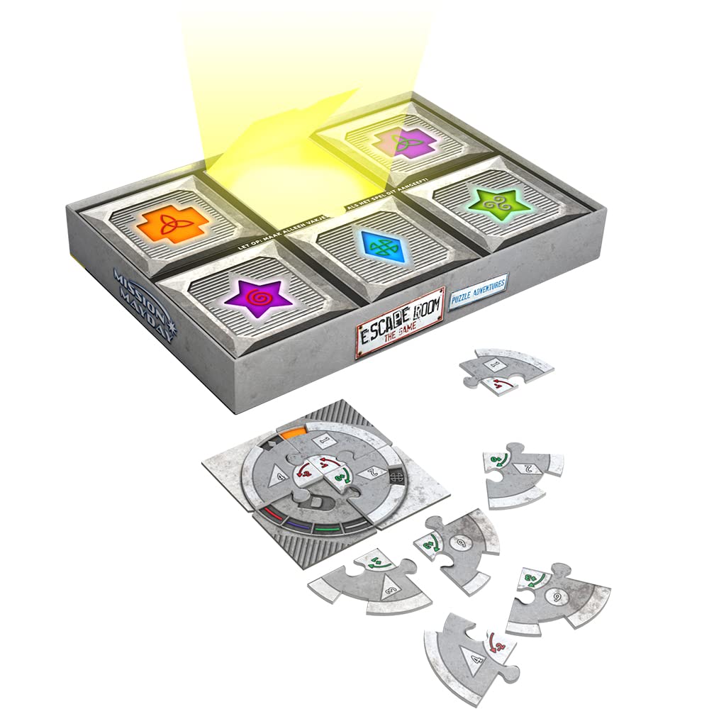 Identity Games Escape Room Puzzle - The Fall of The Dawnstar, Jigsaw Puzzle & Escape Room for Adults & Teens, Cardboard, Model IDG 3552