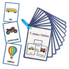 Lachilly Transportations English Learning Flashcards - High Frequency Words, Beginning Reading, Kindergarten Teaching Materials,