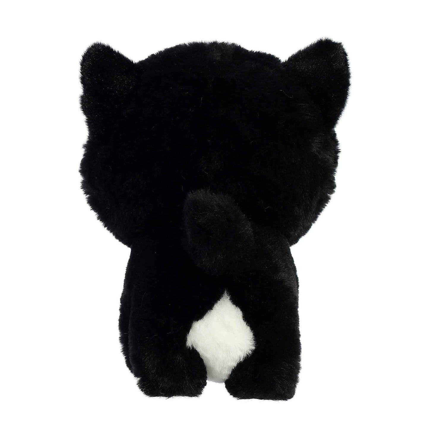 Aurora® Playful Teddy Pets™ Tuxedo Cat Stuffed Animal - Unique Design - Endless Play - Black 6.5 Inches