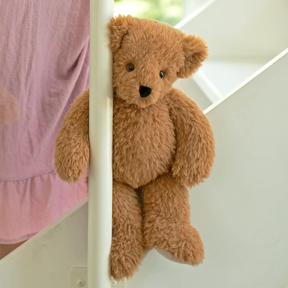 Vermont Teddy Bear Classic Teddy Bear – 13 Inch Almond Brown Bears Stuffed Animals, Super Soft Teddy Bear, Collectible Easter Gift For All Ages
