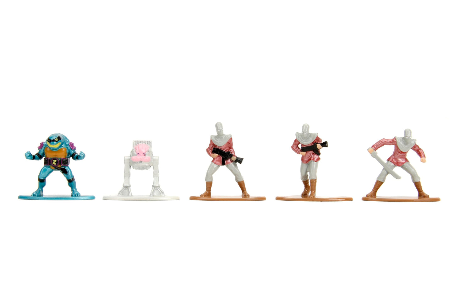 Tmnt 1.65' 18-Pack Wave 2 Die-Cast Figures Nano Metalfigs, Toys For Kids And Adults