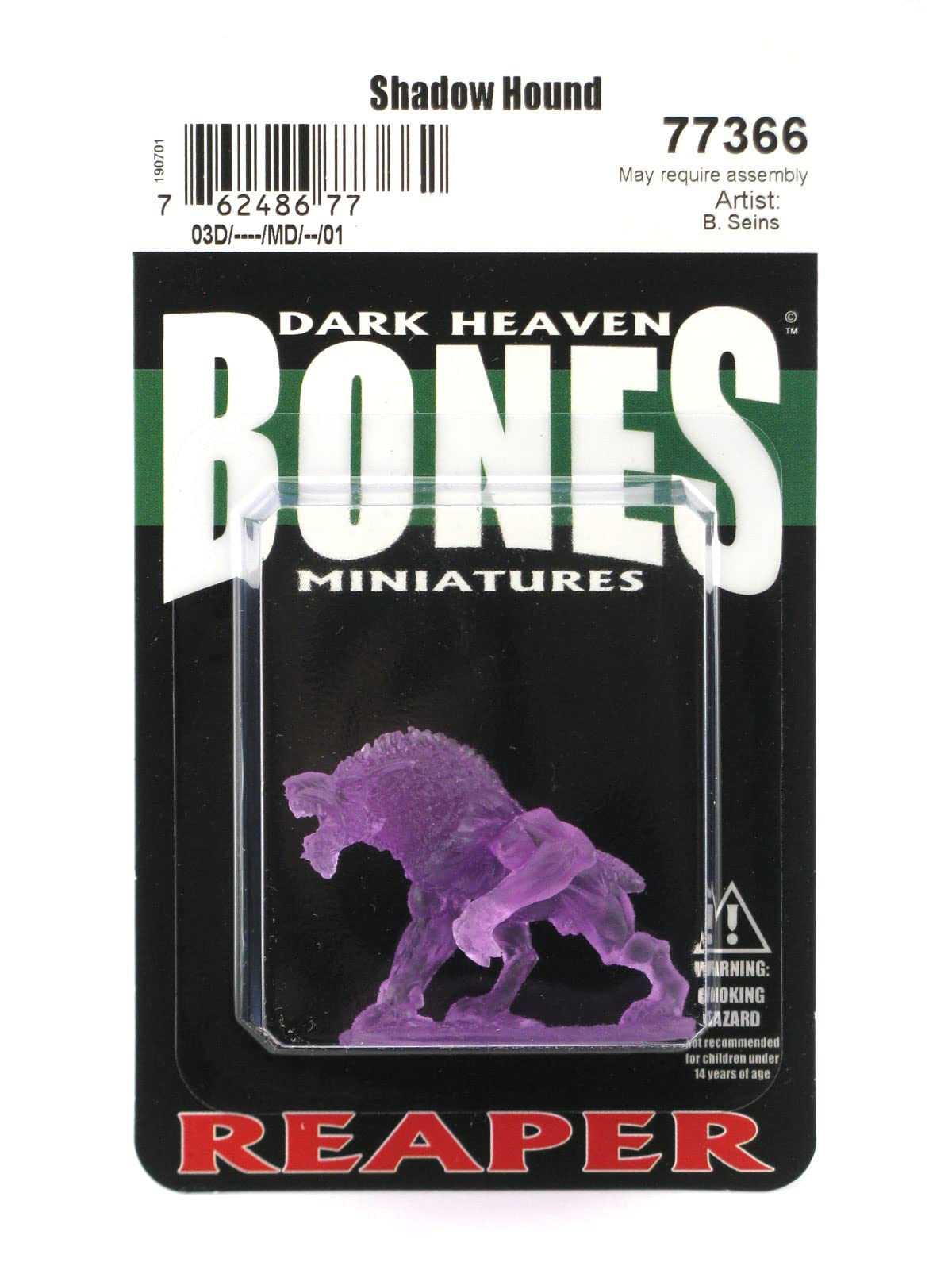 Reaper Rem77366 Shadow Hound Bones Miniature Figures