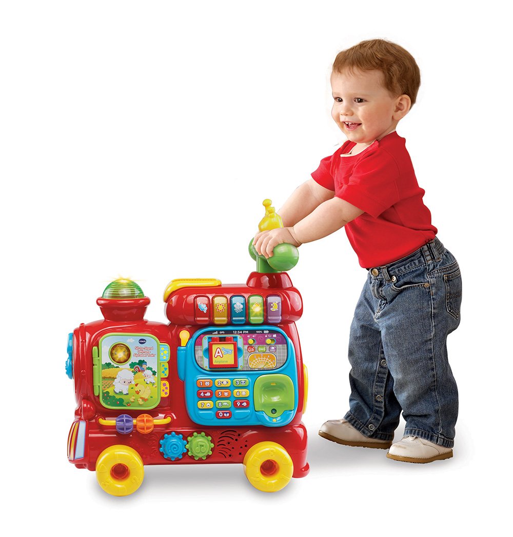 VTech Sit-to-Stand Ultimate Alphabet Train, Red - Model 80-181900, Plastic, Engaging Educational Toy for Toddlers
