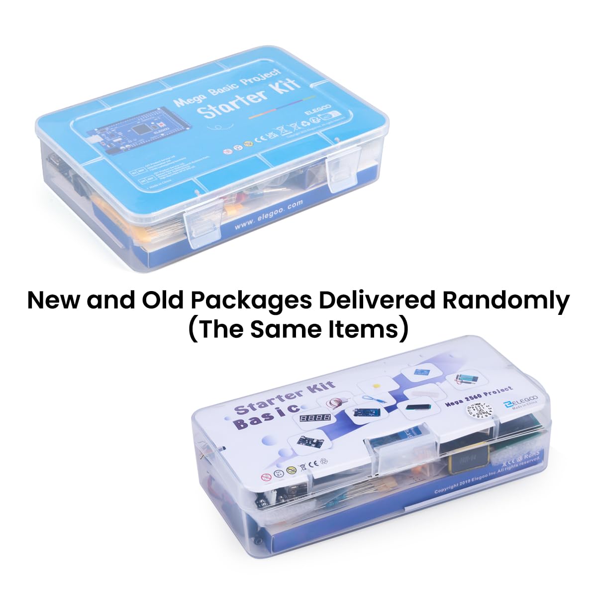 Elegoo Mega R3 2560 Project Starter Kit Compatible With Arduino Ide Mega - Including 16 Tutorials Cd