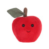 Apricot Lamb Toys Plush Red Sweet Apple Stuffed Fruit Soft Cuddly Perfect for Kids 5.5 Inches