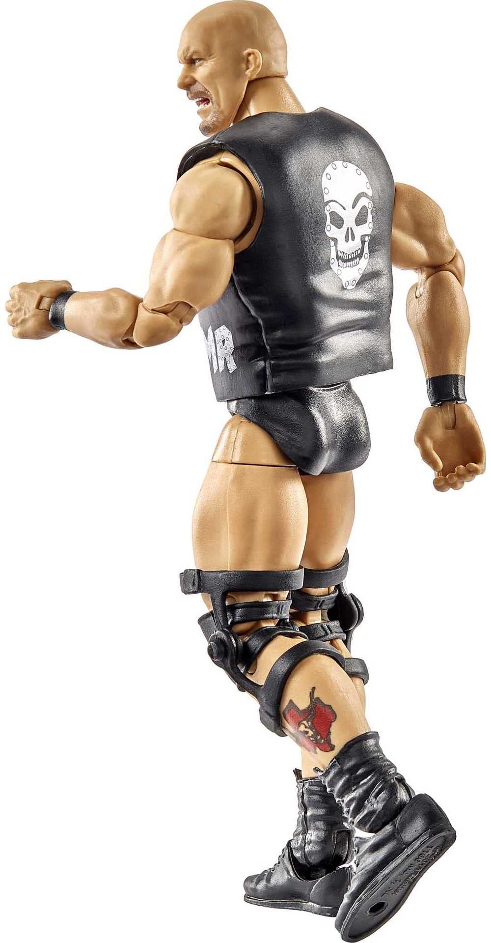 Mattel Wwe “Stone Cold” Steve Austin Wrestlemania Action Figure With Entrance Gear & Vince Mcmahon Build-A-Figure Pieces, 6-In Posable Collectible Gift For Wwe Fans Ages 8 Years Old & Up