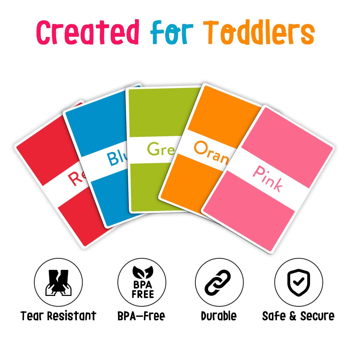 Toddler Flash Cards - Set Of 65 Animals, Colors, Shapes, Numbers And Alphabet Flash Cards For Toddlers - Learning Flashcards Edu