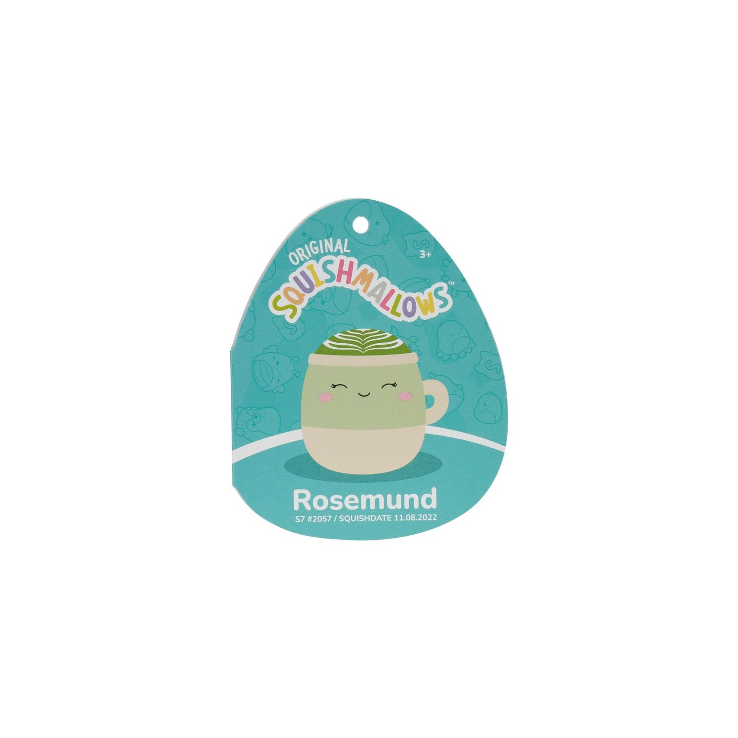 Squishmallows 19cm Rosemund Matcha Latte Plush Toy - Ultra Soft, Cuddly, Perfect Addition to Your Team