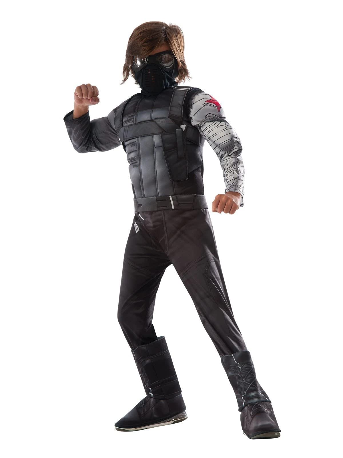 Rubie'S Captain America: Civil War Winter Soldier Deluxe Muscle Chest Costume, S