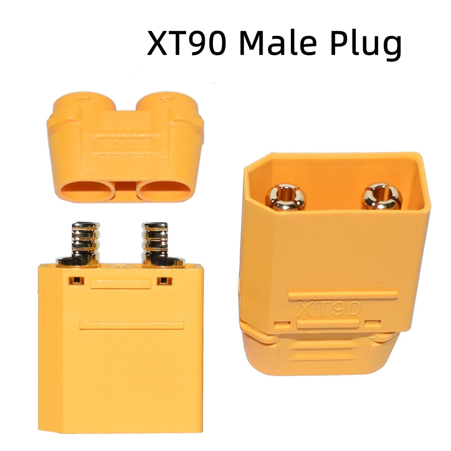 Qian Zi Qiu 5Pairs Xt90S Xt90-S Xt90 Connectors Anti-Spark Male Female Connector For Rc Quadcopter Brushless Motor Fpv Drone Lip