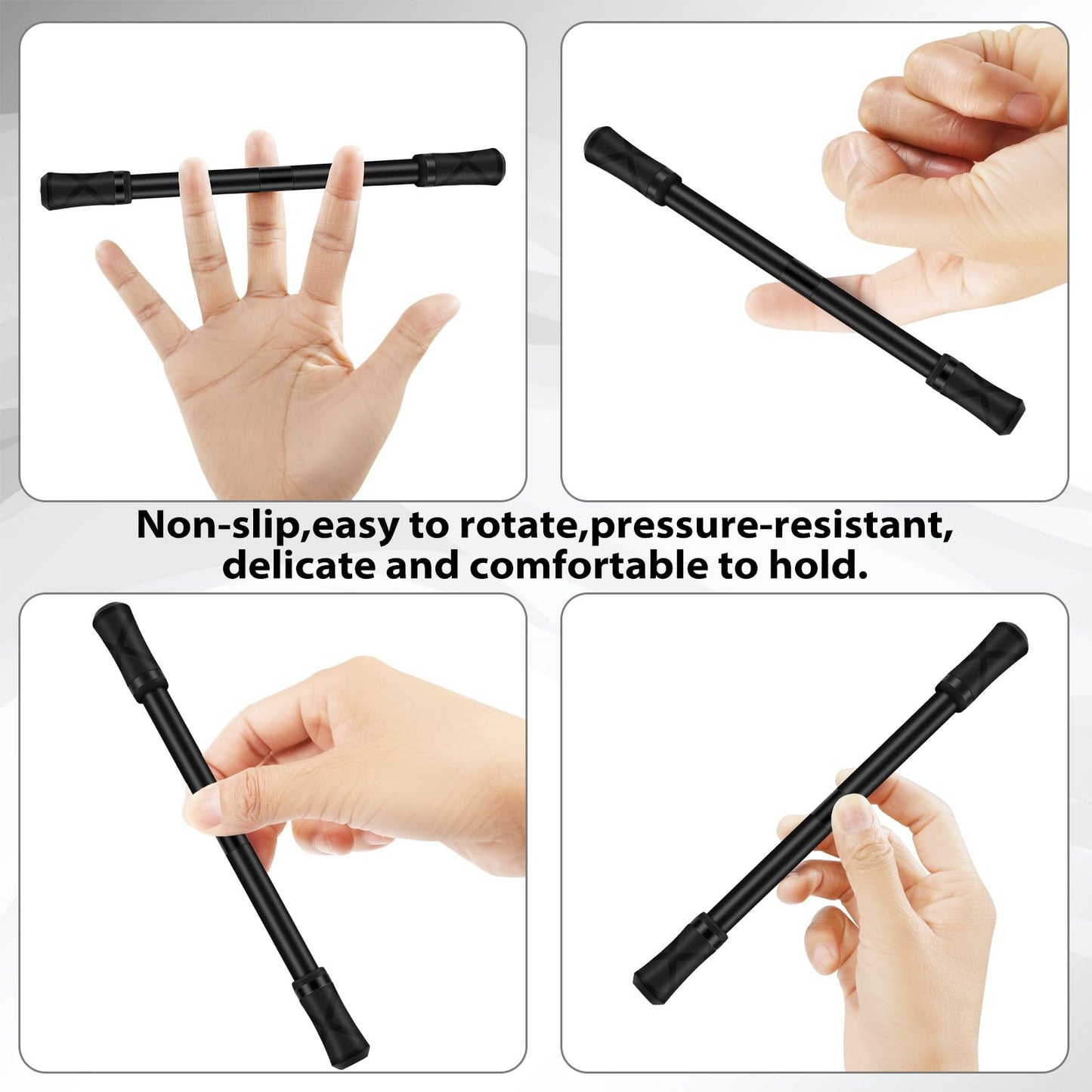 Ayxxzjd 2 Pieces Pen Spinning Spinner Pen Gaming Pen Spinning Mod Gaming Spinning Pens Flying Spinning Pen Finger Rotating Pen F