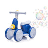 Wangwangwang 6V Electric Baby Balance Bike for Toddlers, 4 Wheels, Remote Control, Blue, 12-48 Months