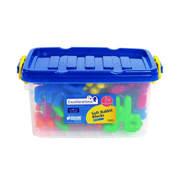 Excellerations Soft Rabbit Blocks - 36 Pieces (Item # Rabbits)
