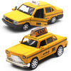 OTONOPI New York City Taxi Cab Toy Taxi Car Toy for Kids Yellow Cab Diecast Model Toy Car with Pullback Action for Toddler Age 3