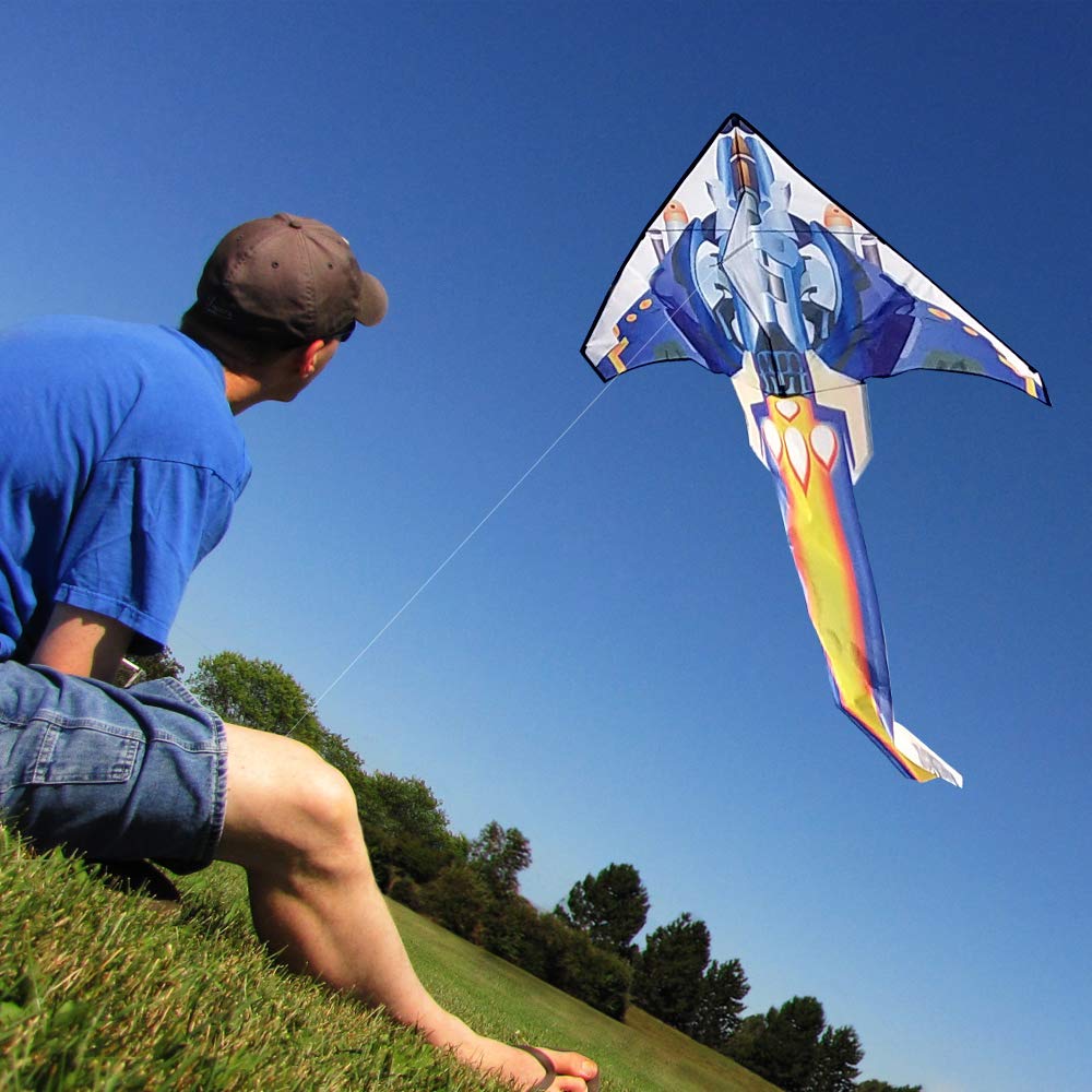 Airplane Kite For Kids & Adults Easy To Fly