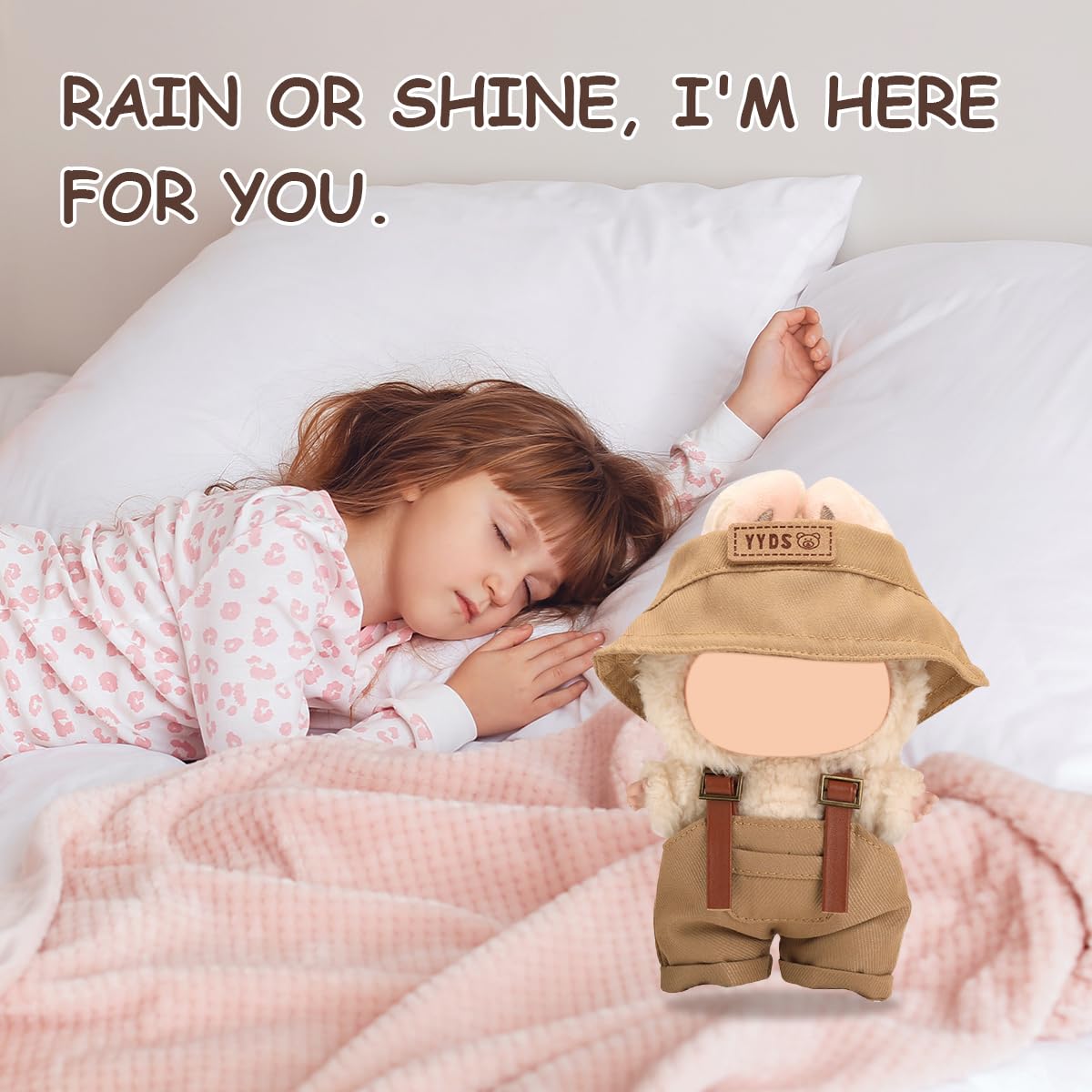 17cm Doll Clothes Set enhanced Jeans & Knitted Sweater Outfit for 17cm 15cm Dolls Cute Dress Up Fashion No Doll Included (Brown/Man 17cm/15cm)