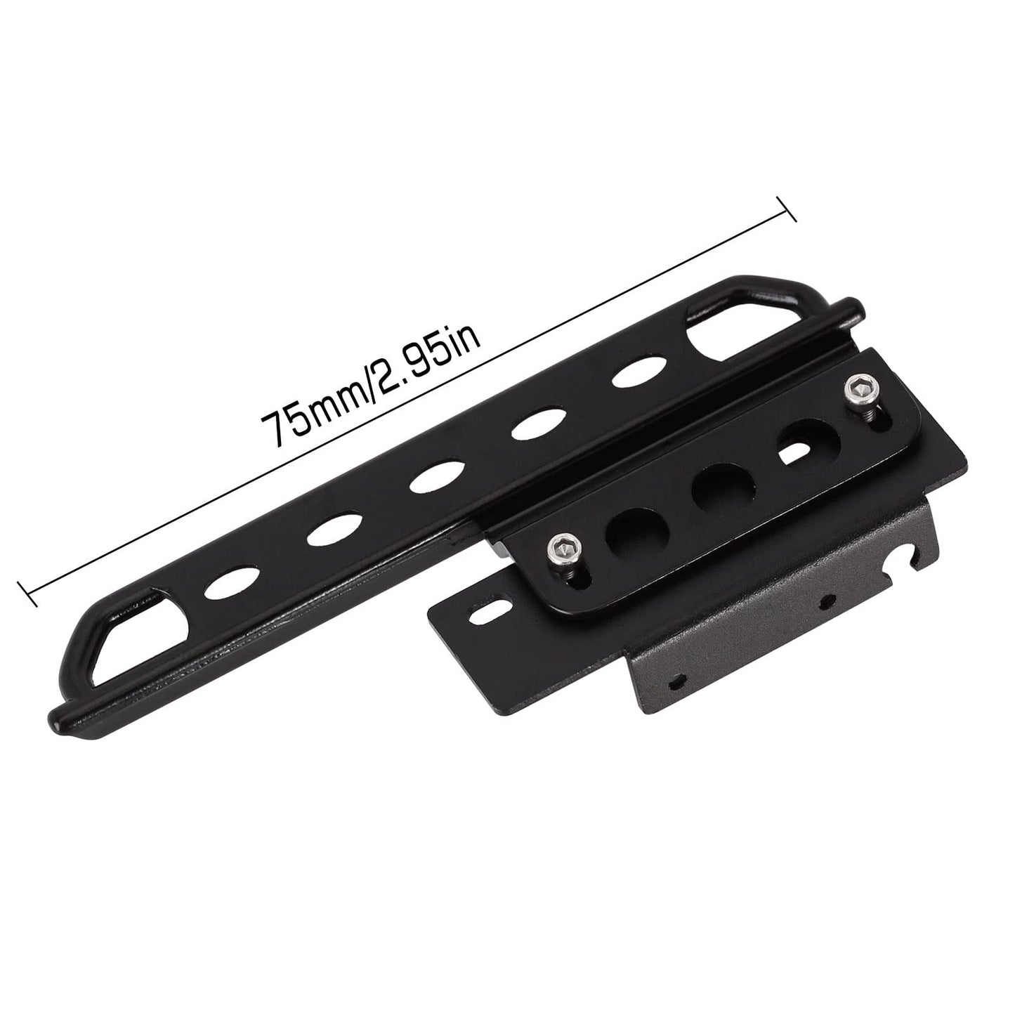 INJORA Metal Side Pedal Rock Sliders 1/24 RC Crawler Car Accessories for Axial SCX24 Gladiator Dodge Power Wagon Upgrade Parts