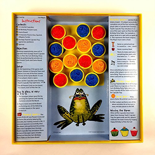 Briarpatch Pete The Cat The Missing Cupcakes Game, Fans Of Pete The Cat Books, Ages 3+