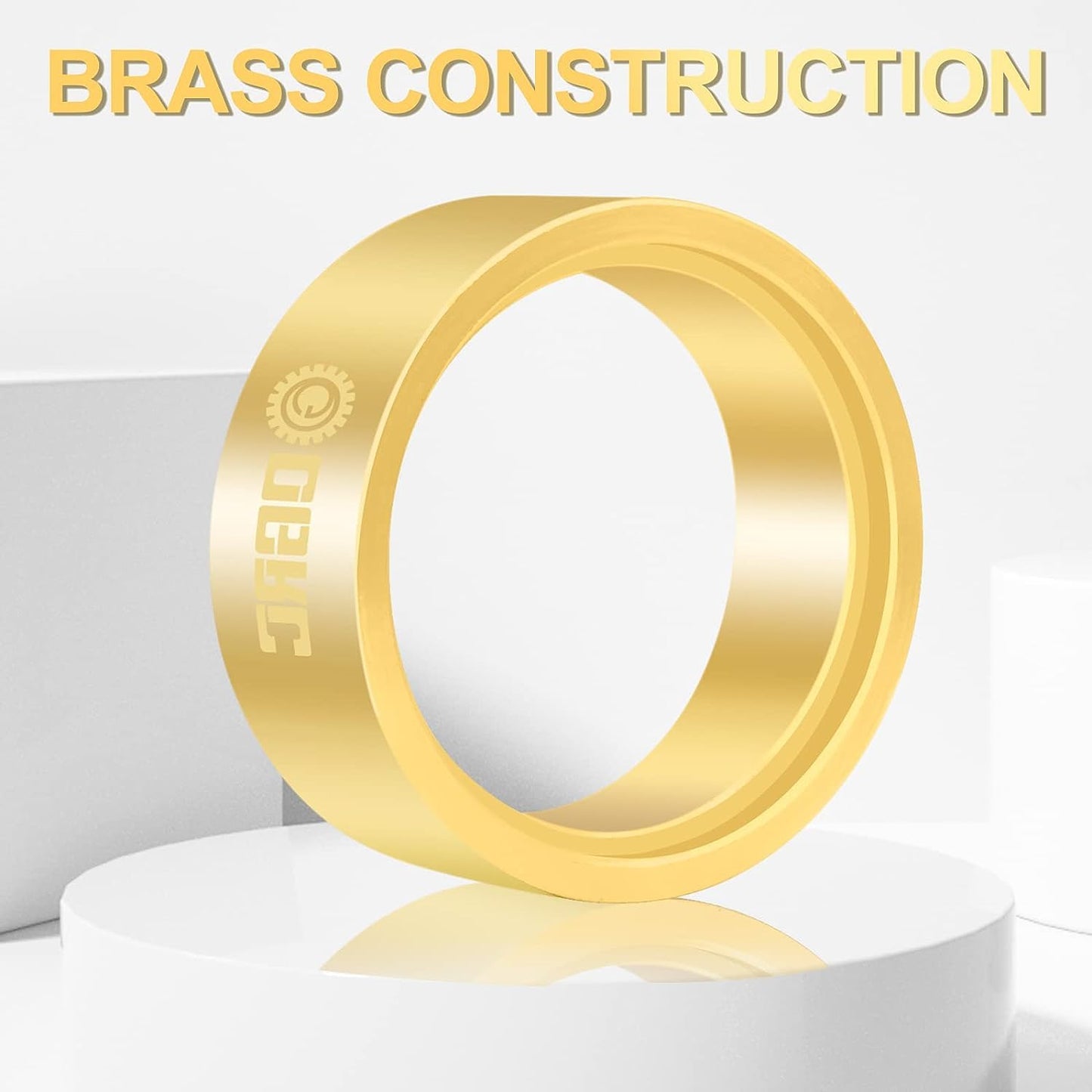 OGRC 1.0 Inch Brass Internal Beadlock Ring 92g Heavy Wheel Weighted Clamp Ring Fits RC Wheel Rims for TRX4M SCX24 1/18 1/24 RC C