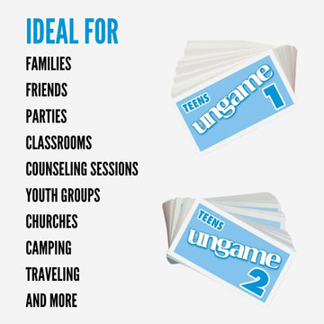 POCKET UNGAME - Teens - non-competitive card game for teenagers to discuss, share values & experiences - break the ice and get t