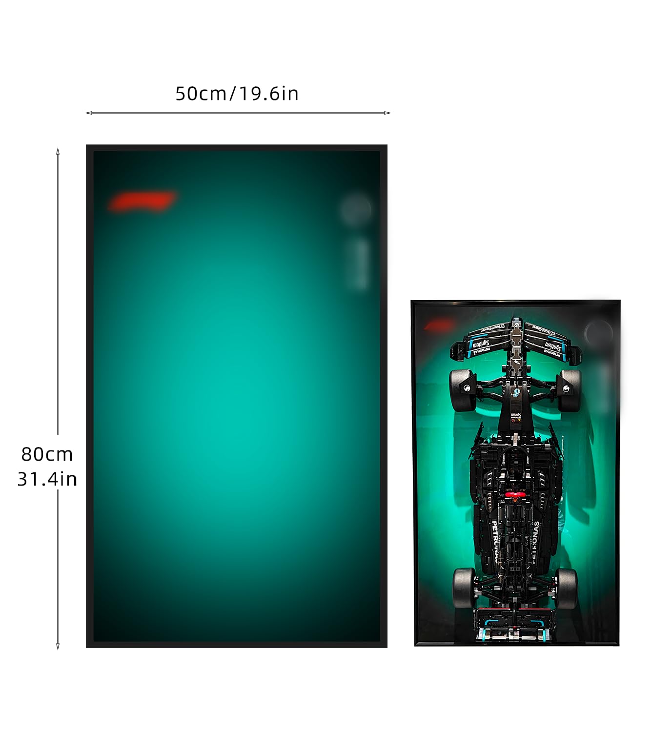 Display Wallboard For Lego Technic Mercedes-Amg F1 W14 E Performance 42171 Race Car, Compatible With Mercedes F1, Gift Ideas For
