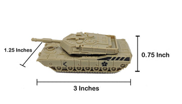 12 Pc Armored Military Tanks With Wheels Diorama Sets Toy Aircraft Carriers Army Playsets