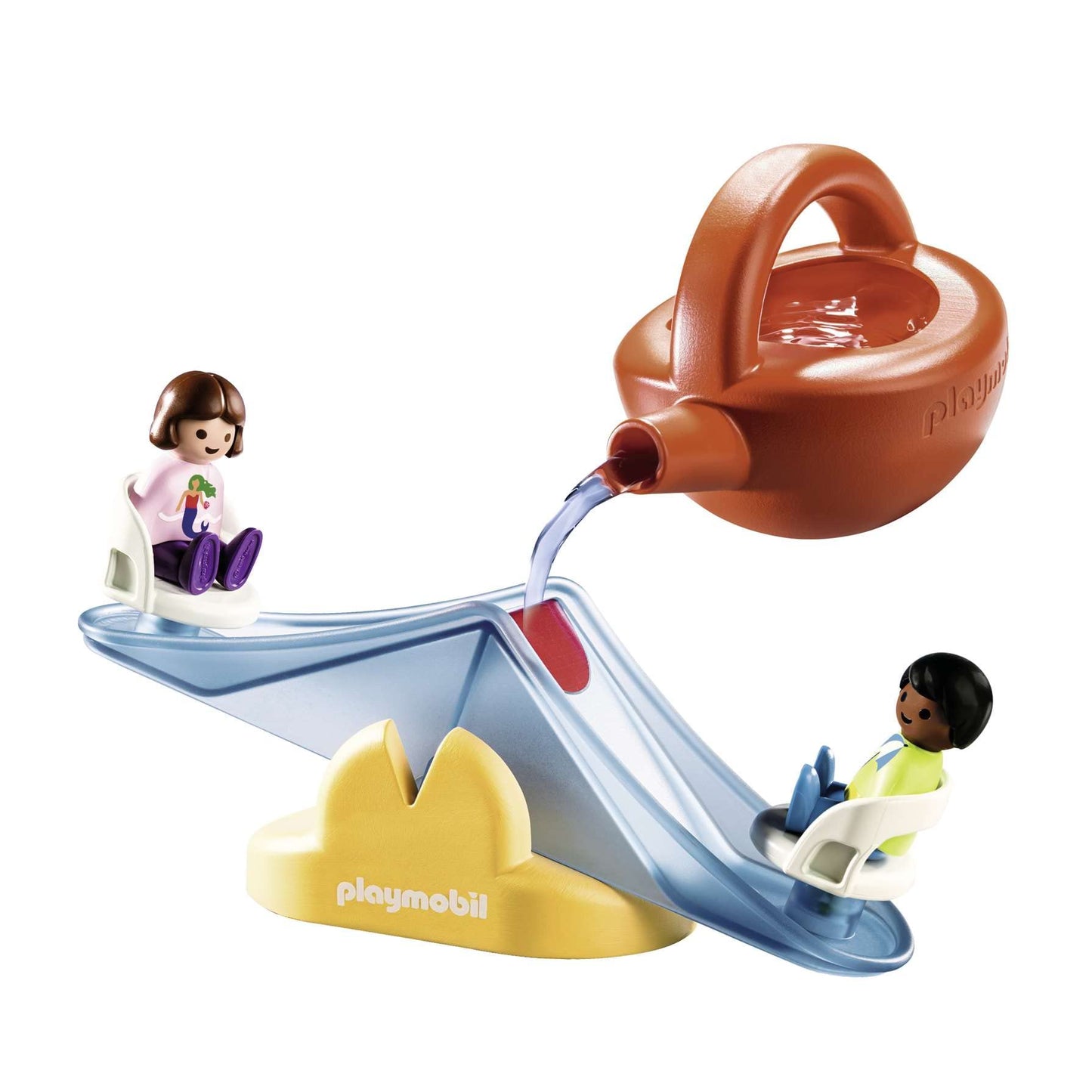 Playmobil 1.2.3 Aqua Water Seesaw With Watering Can