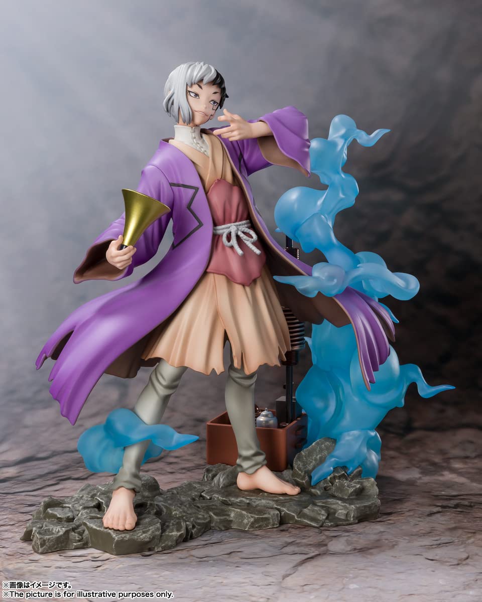 Tamashii Nations - Dr. Stone - Gen Asagiri, Bandai Spirits Figuartszero Collectible Statue