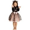 Wizland Cute Cat Costumes for girls Girls Dress Child kids Cat Role Play Costume for Halloween Dress Up Party and Roleplay Cosplay. Toddler 2-3
