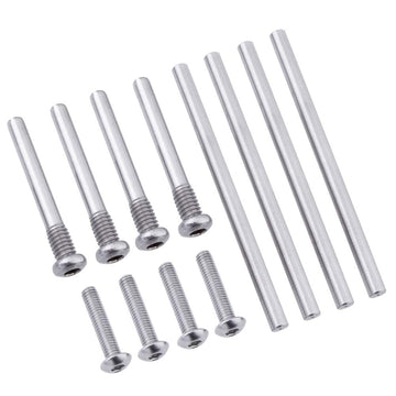 HobbyPark Aluminum Front & Rear Suspension Arms for 1/10 Traxxas Slash 4x4, Stampede 4x4, Rustler 4x4 VXL, Replacement of 3655 O