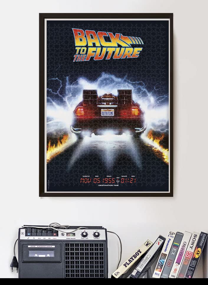 Clementoni - 35110 - Cult Movies Puzzle - Back To The Future - Jigsaw Puzzle 500 Pieces, Made In Italy, Jigsaw Puzzle For Adults