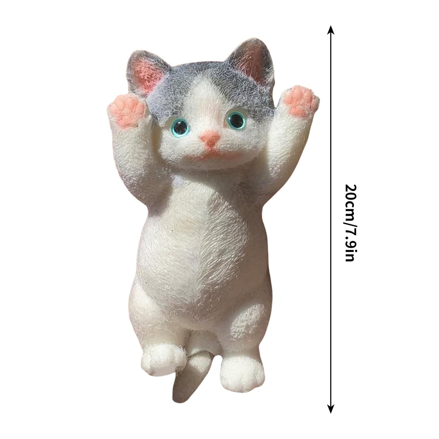 Squishy Toys, Cute Cat Squishies - Squeeze Soft Stress Relief Sensory Toys, Gifts For Christmas, Birthday, Holidays (Grey)