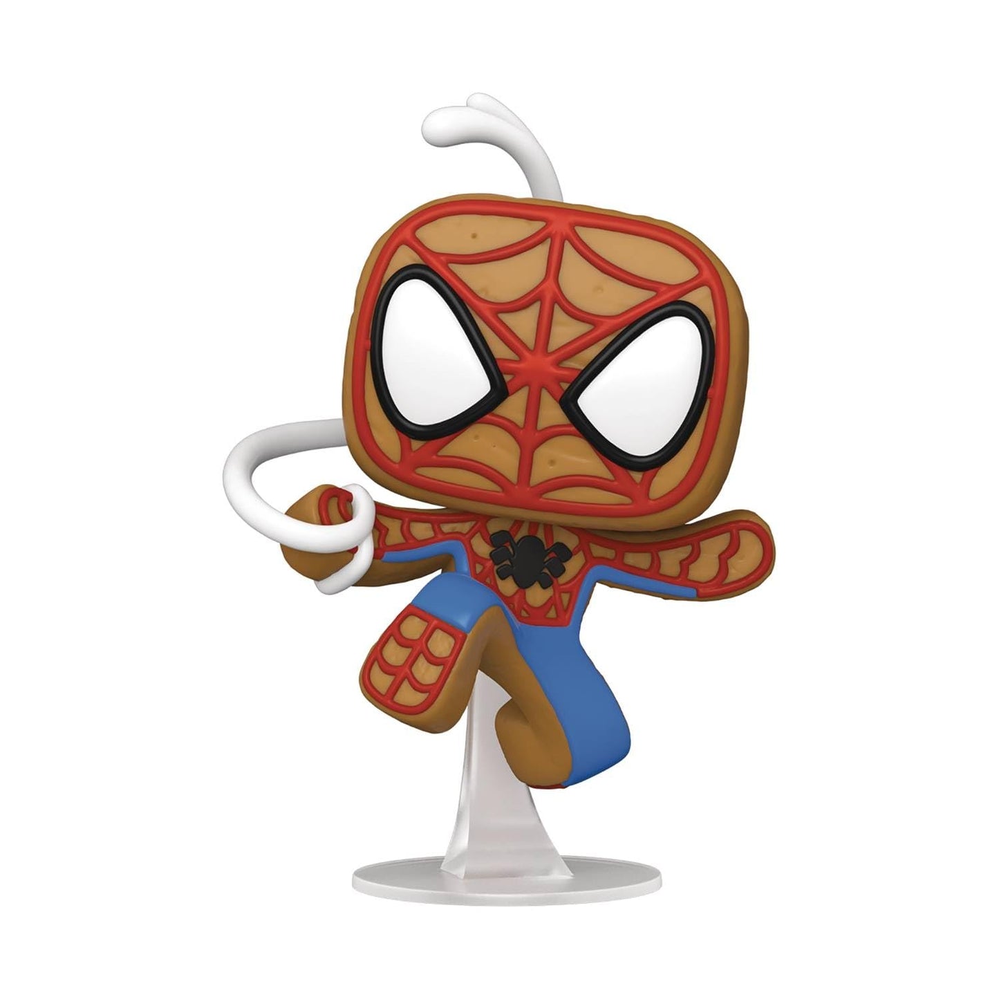 Funko Pop Marvel: Gingerbread Spider-Man, Multicolor, 4 Inches, (50664)