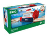 Brio World 33569 - Ferry Ship - 3 Piece Wooden Toy Train Set For Kids | Interactive Light And Sound Features | Compatible With All Brio Train Tracks | Ideal For Ages 3 And Up