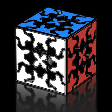 ALaLatois Gear Cube 3x3 with Three-Dimensional Gear Structure Magic Cube 3x3x3 Puzzles Toys (60mm) Brain Teaser Puzzle Game Toy