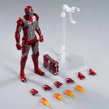 Hiplay Zd Toys 1/10 Anniversary Non-Luminous Edition Iron Men Mk5 1906-05 Action Figures