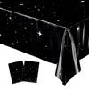 Blue Orchards Space Party Table Covers (Pack Of 2) - 54'X108' Xl - Space Theme Party Supplies, Stars Birthday Party, Galaxy Tablecloth Plastic, Outer Space Table Cover, Night Sky Tablecloth